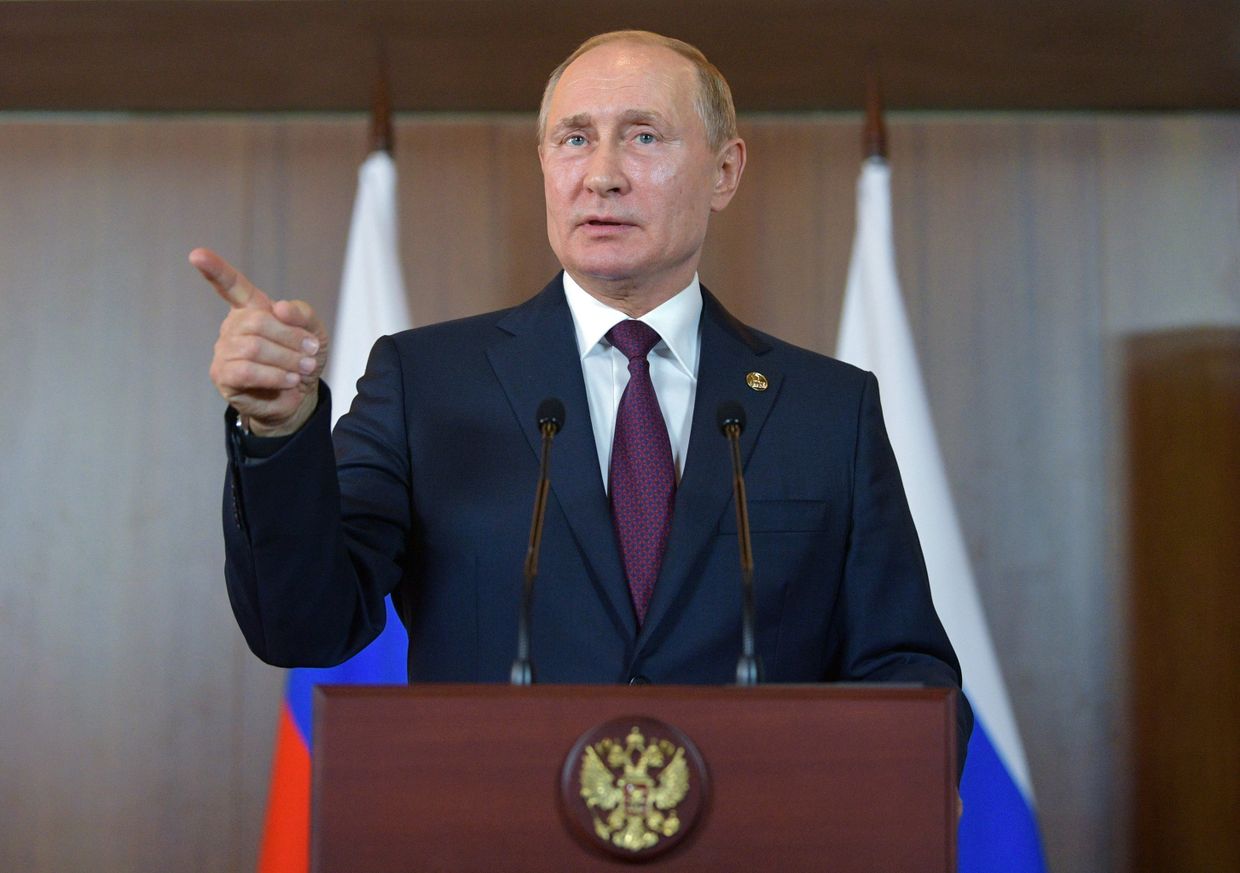 Президент РФ В. Путин на саммите БРИКС в Бразилии