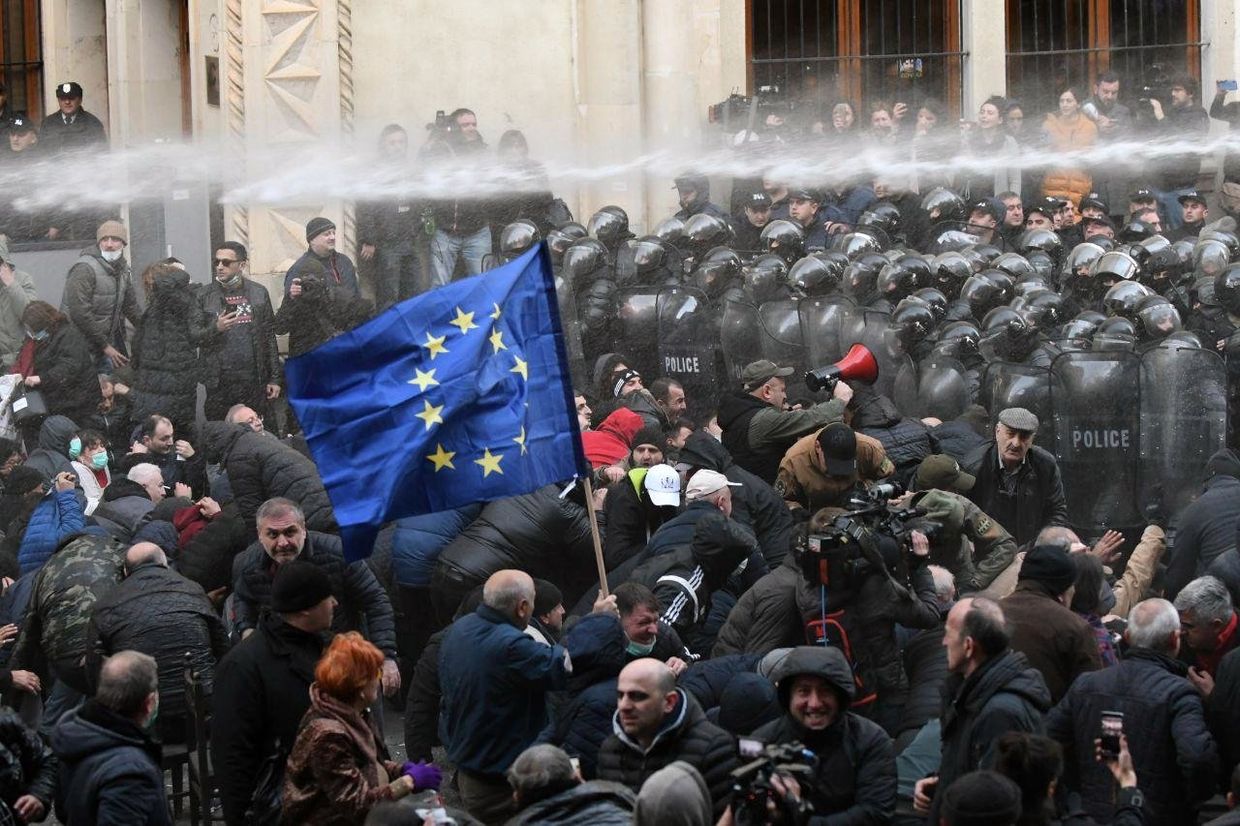 Акции протеста в Тбилиси