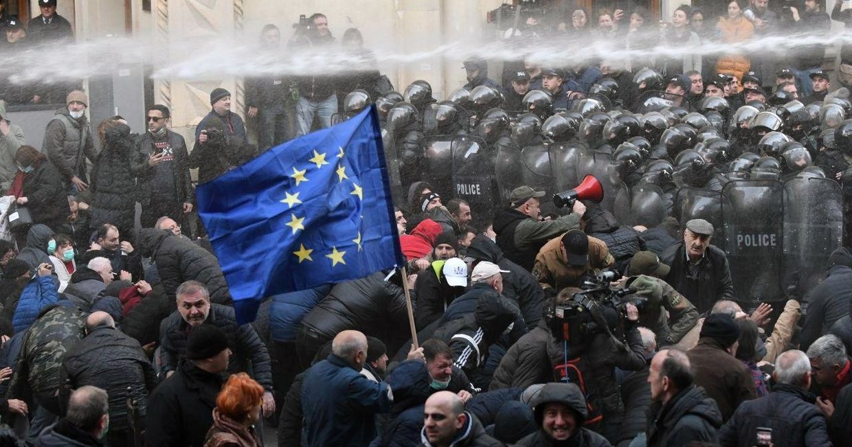 Акции протеста в Тбилиси