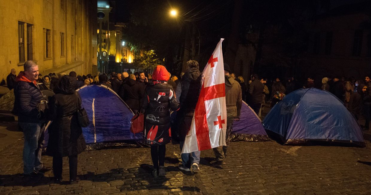 Акции протеста в Тбилиси Акции протеста в Тбилиси