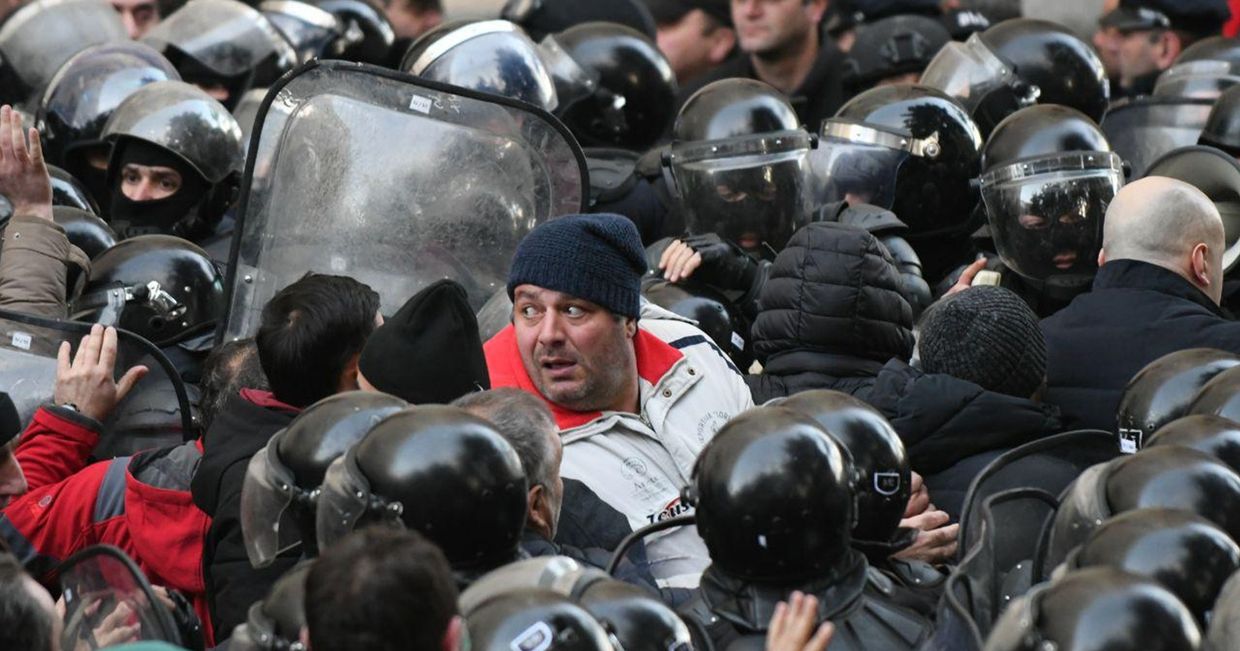 Акции протеста в Тбилиси Акции протеста в Тбилиси