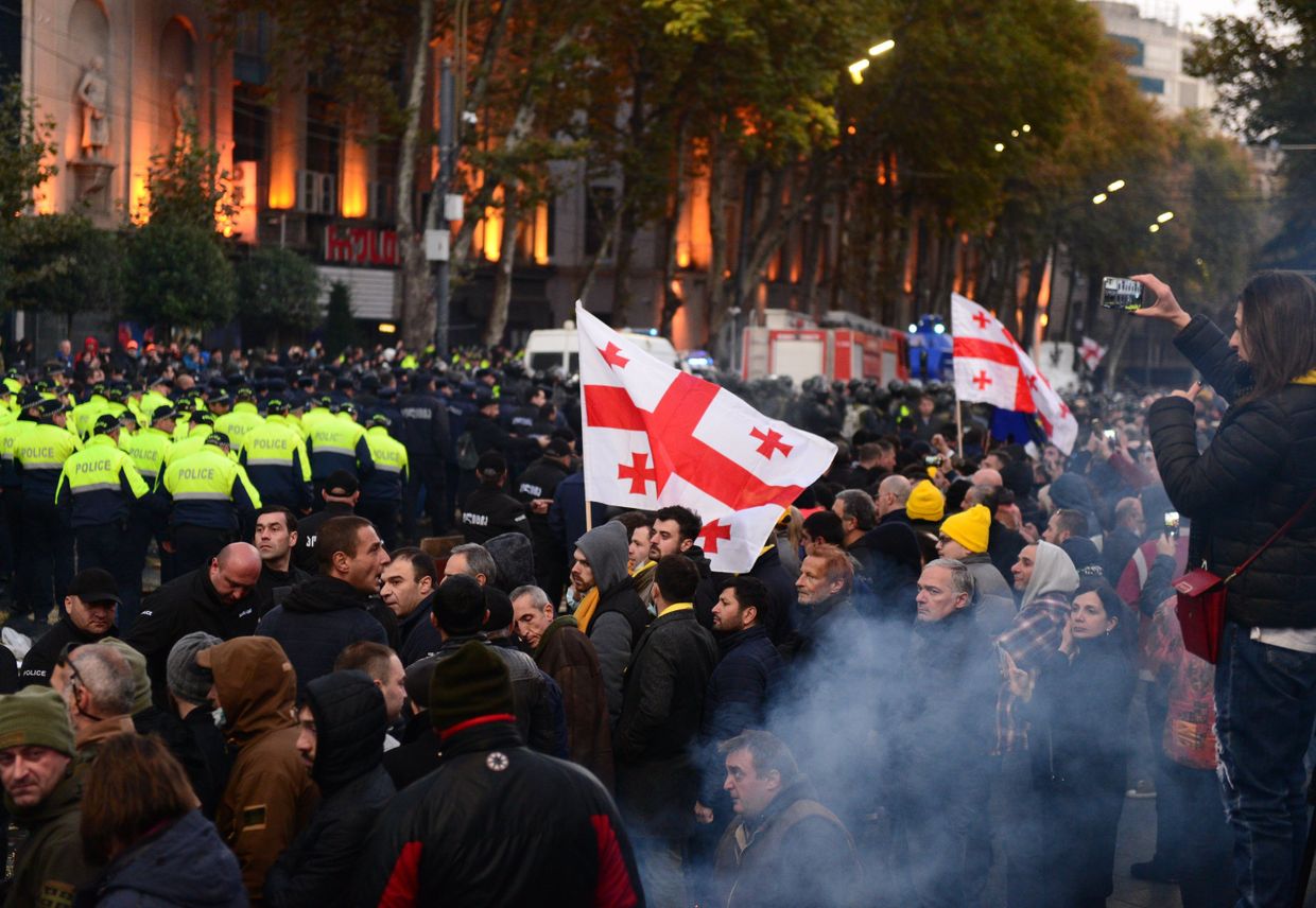 Акции протеста в Тбилиси