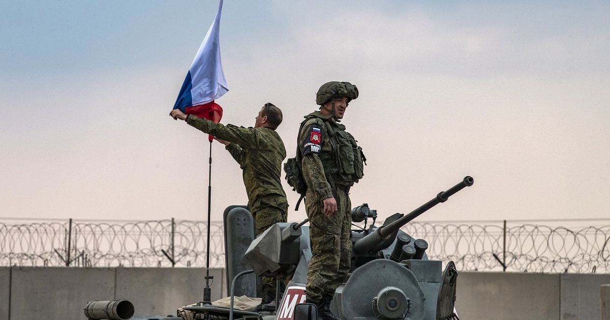 Российские военные в сирийской провинции Хасаке Российские военные в сирийской провинции Хасаке