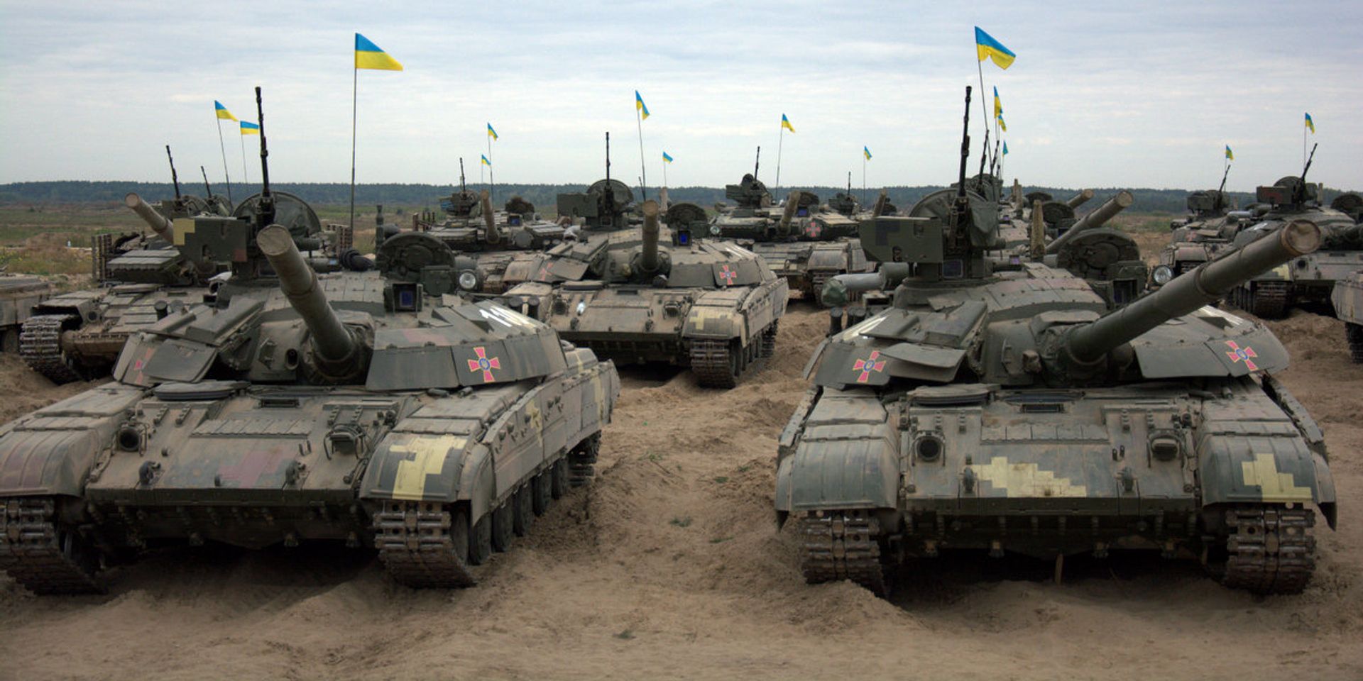 Танки Т-64БМ на Гончаровском полигоне, Украина - ИноСМИ, 1920, 28.12.2021