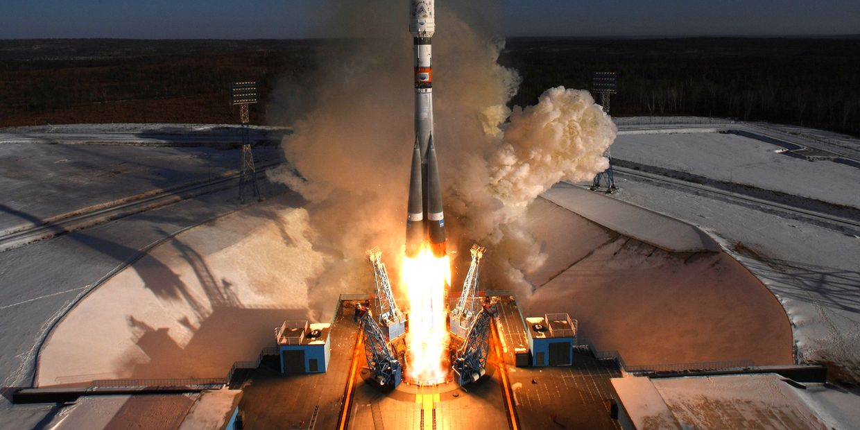 Запуск ракеты Союз-2.1а с космодрома Восточный Запуск ракеты Союз-2.1а с космодрома Восточный