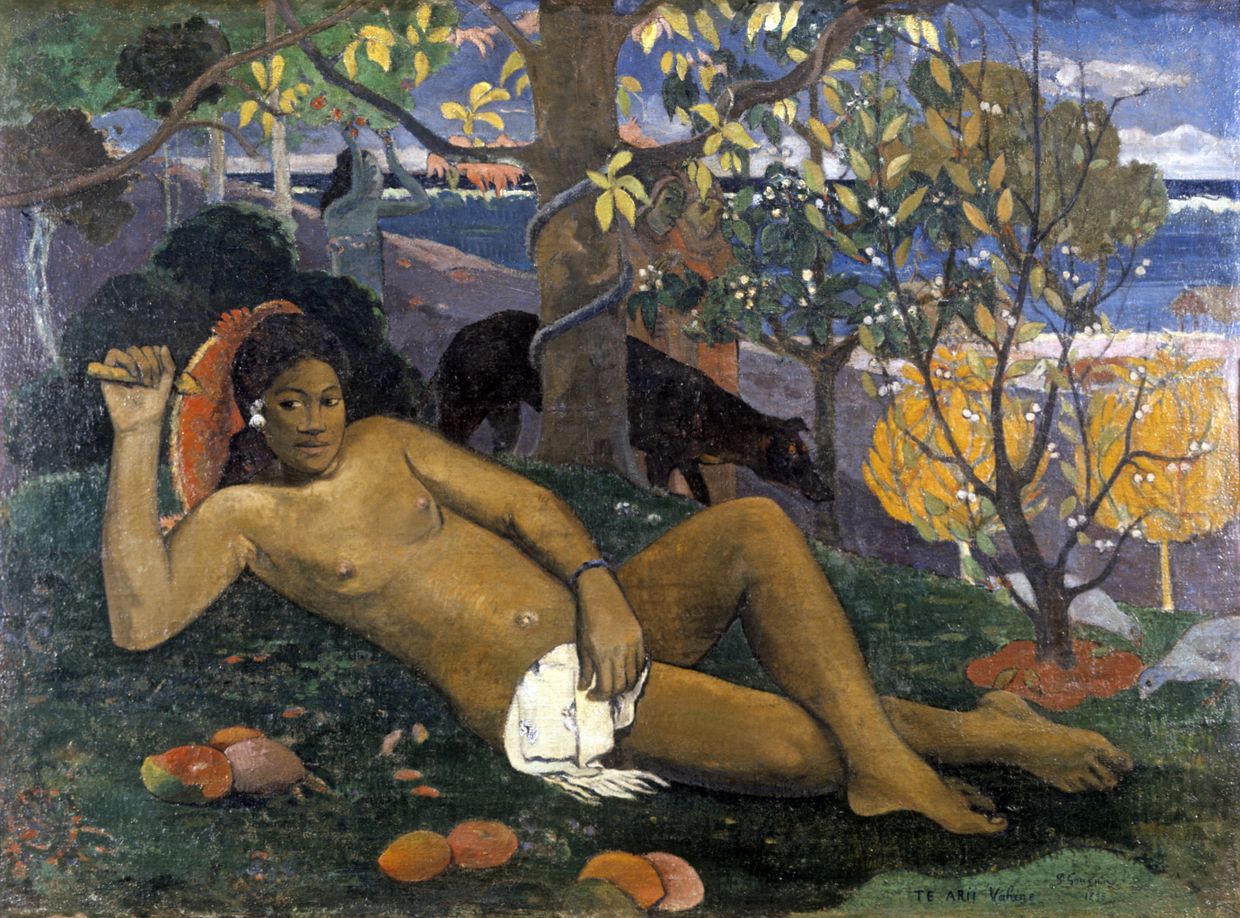 Картина Жена короля, Гоген Поль