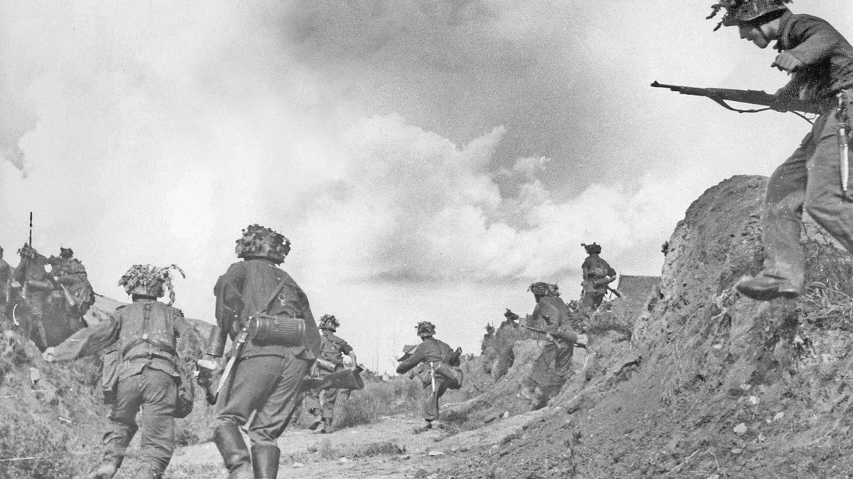 Солдаты «Голубой дивизии» в битве под Ленинградом в 1943 году