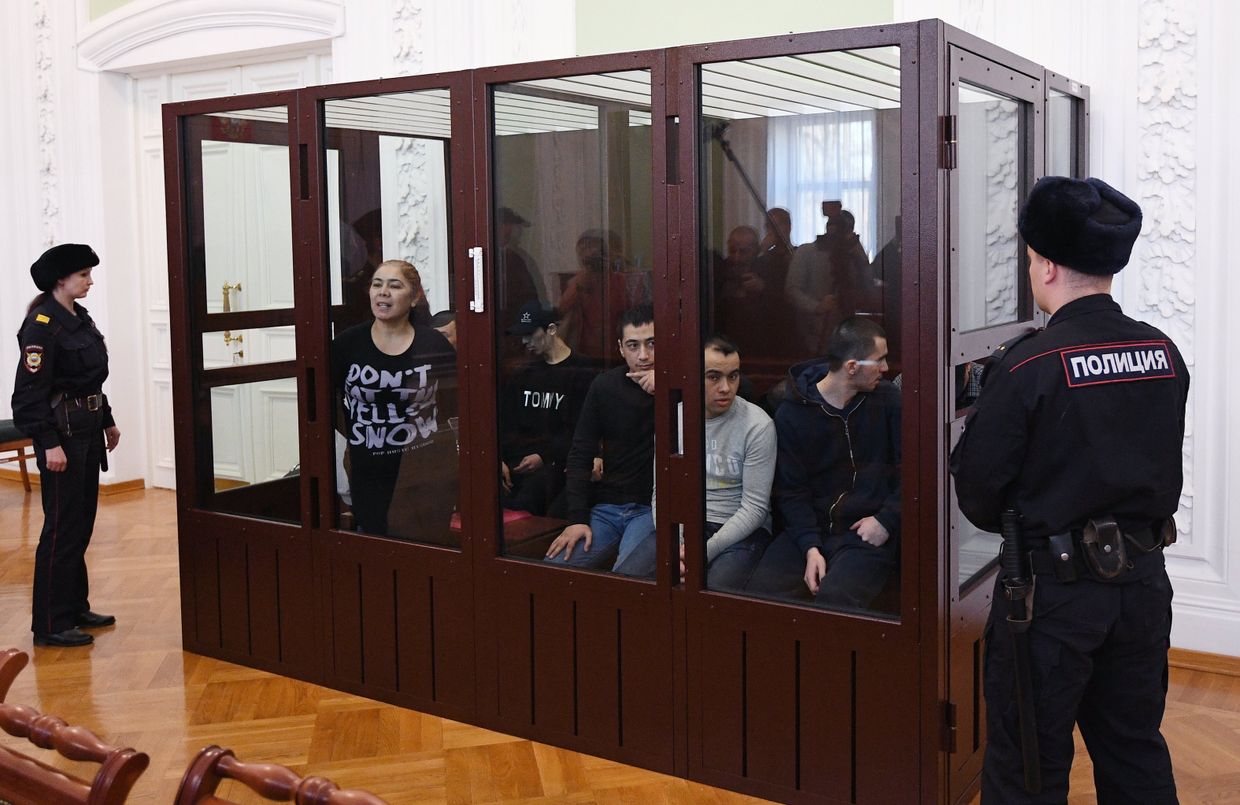 Заседание суда по делу о теракте в петербургском метро