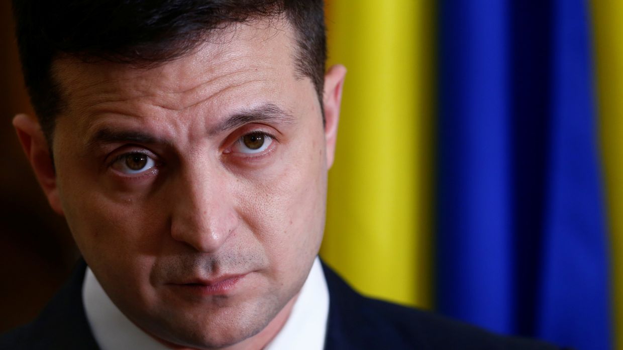 Президент Украины Владимир Зеленский принял участие в пресс-конференции в Таллинне