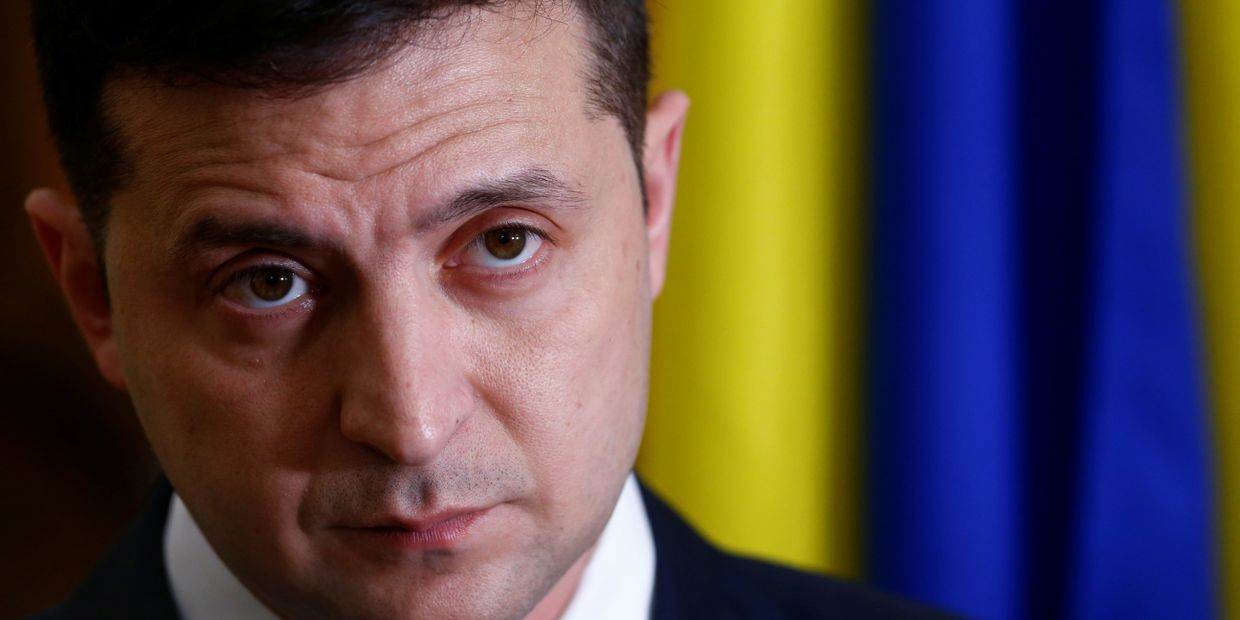 Президент Украины Владимир Зеленский принял участие в пресс-конференции в Таллинне