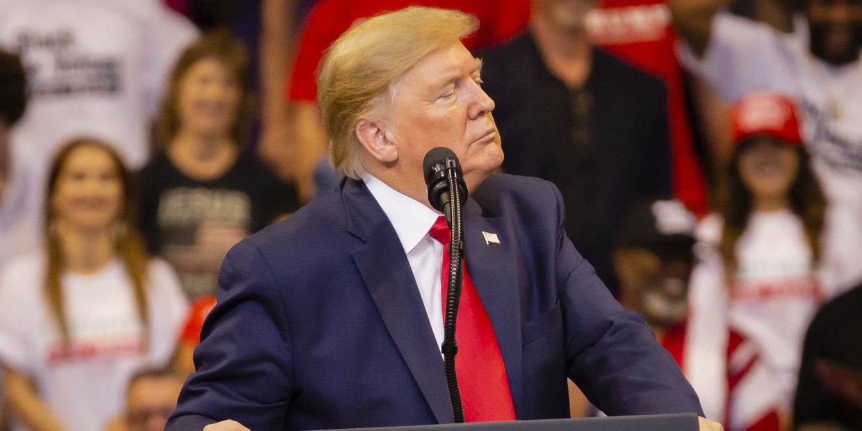 Предвыборное выступление Д. Трампа в Майами