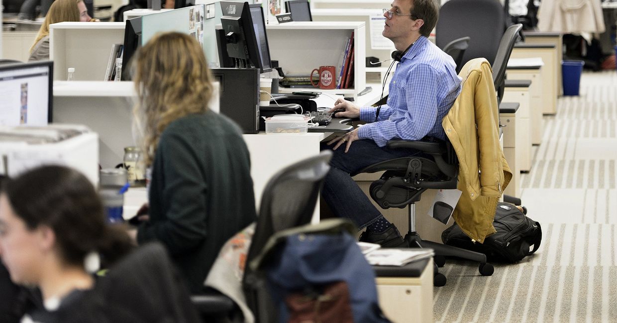 Редакция газеты The Washington Post в Вашингтоне, США