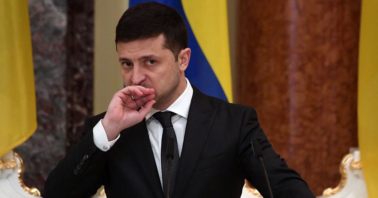 Президент Украины Владимир Зеленский на пресс-конференции в Киеве Президент Украины Владимир Зеленский на пресс-конференции в Киеве