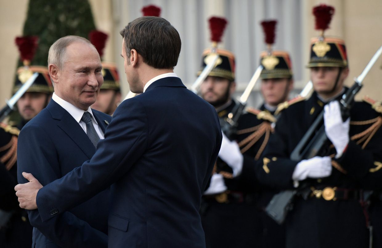 Рабочий визит президента РФ В. Путина во Францию