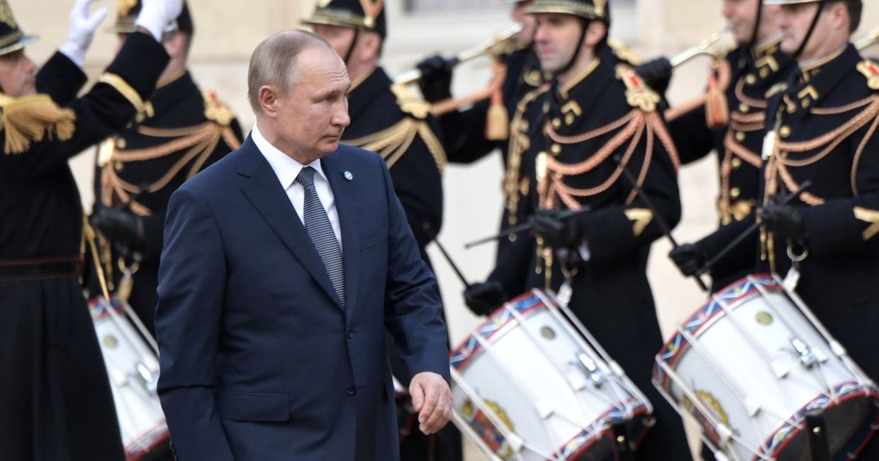 Рабочий визит президента РФ В. Путина во Францию