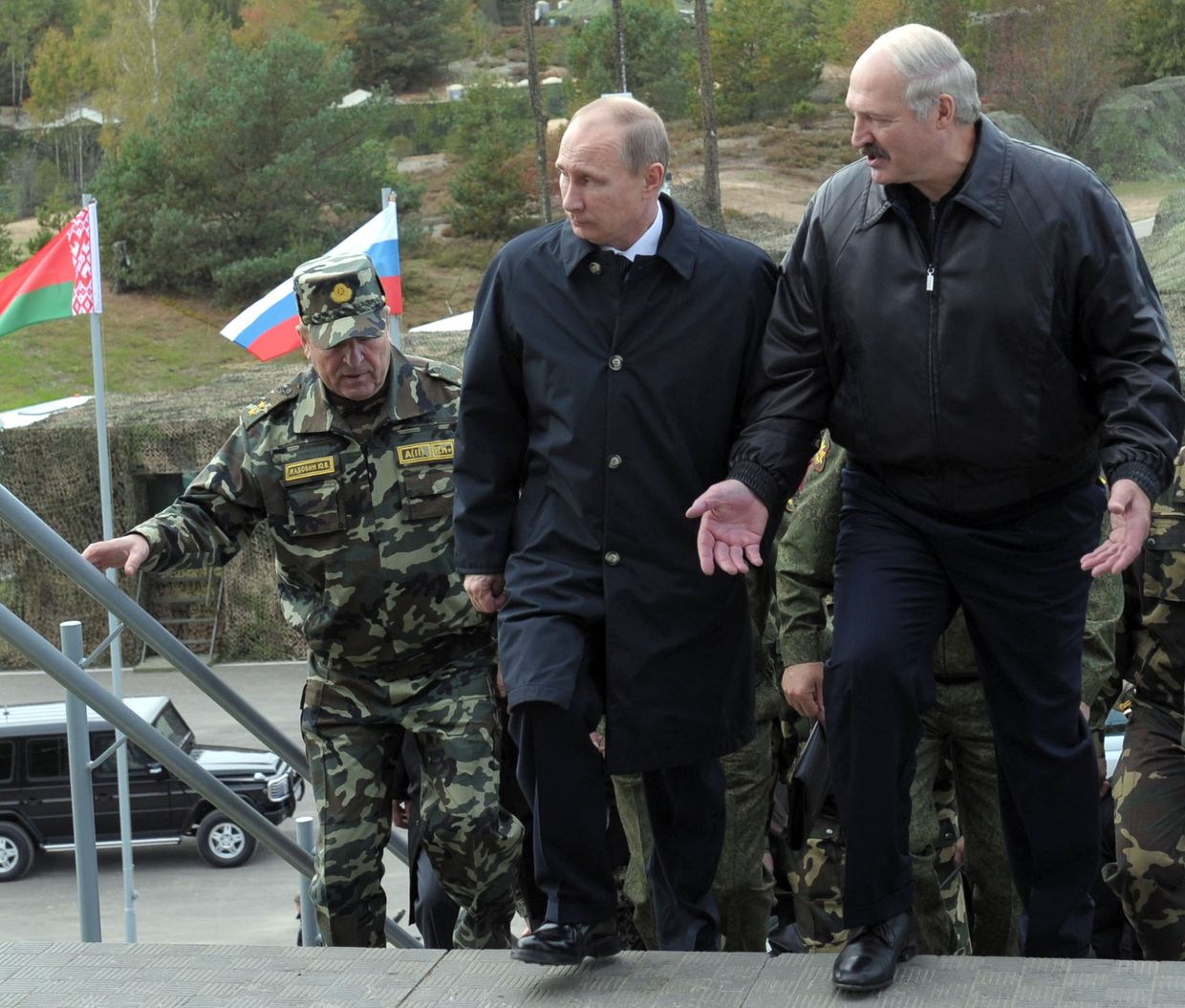 Рабочая поездка В.Путина в Белоруссию