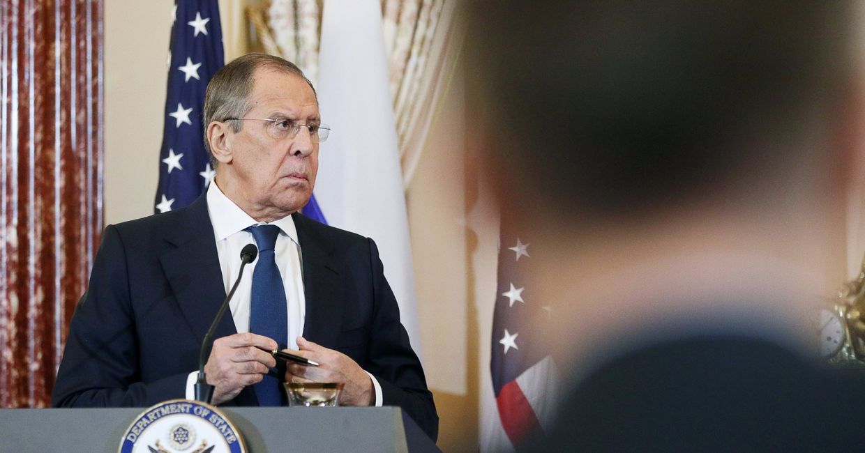 Встреча главы МИД РФ С. Лаврова и госсекретаря США М. Помпео