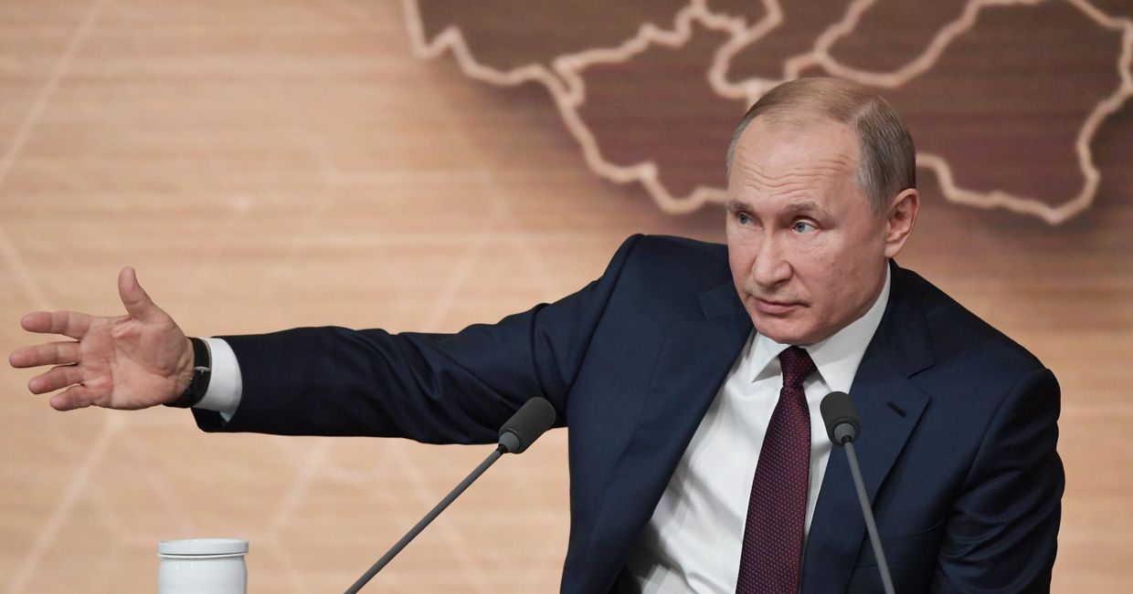 Ежегодная большая пресс-конференция президента РФ В. Путина