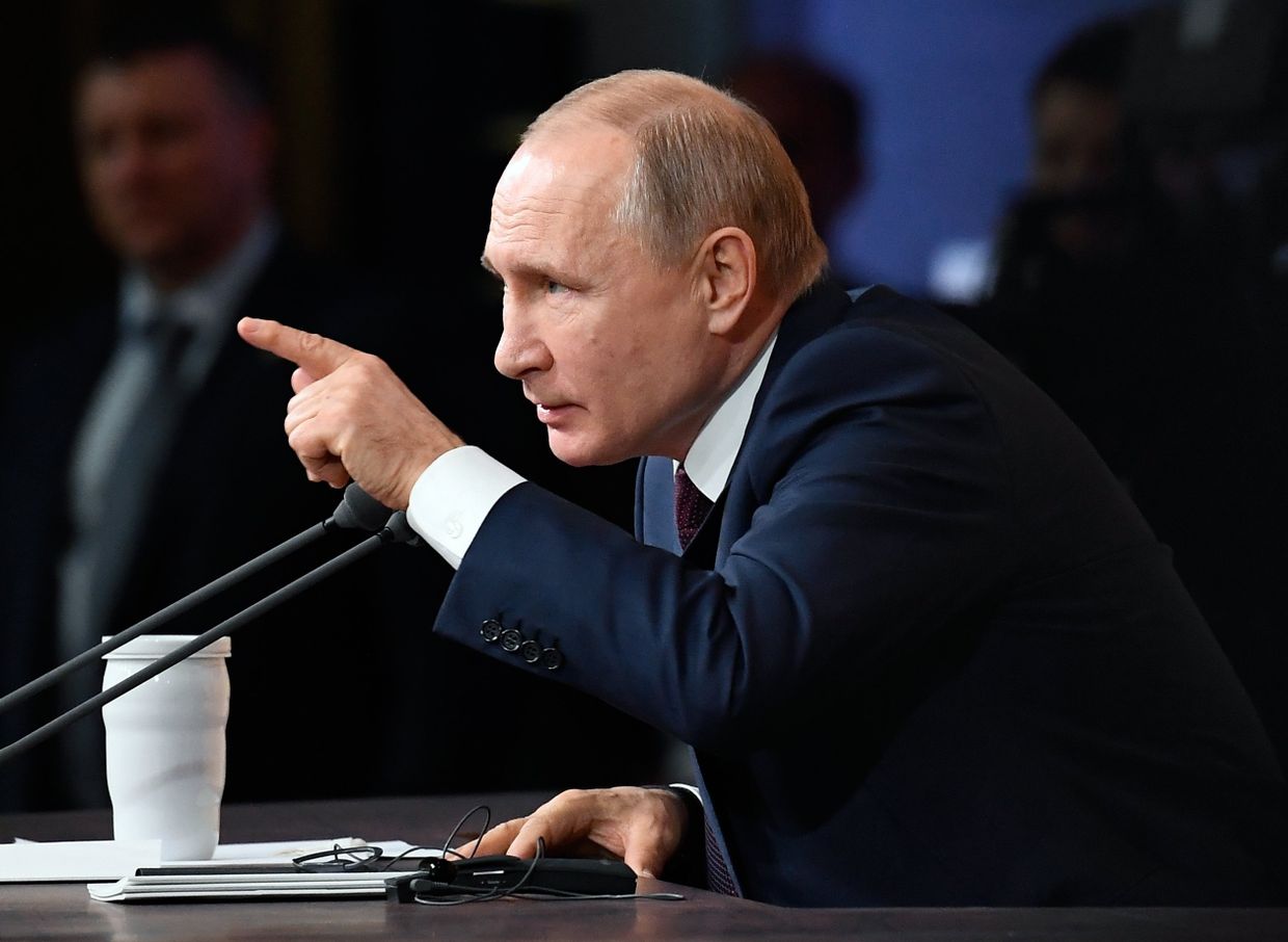 Ежегодная большая пресс-конференция президента РФ В. Путина