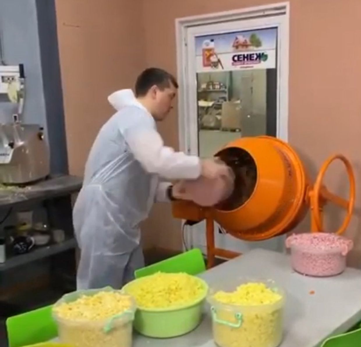 Оливье из бетономешалки