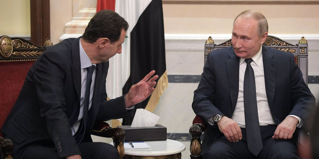 Визит президента РФ В. Путина в Сирию