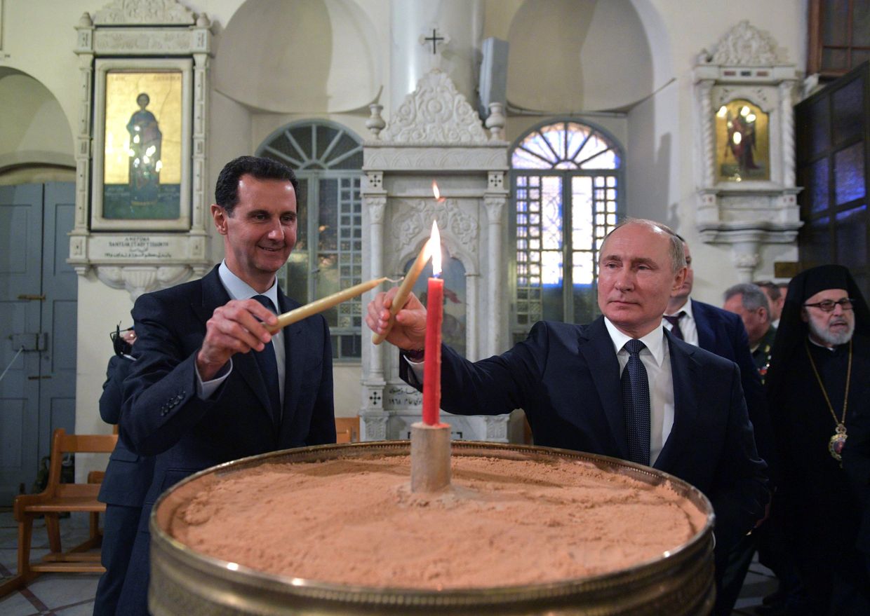 Визит президента РФ В. Путина в Сирию