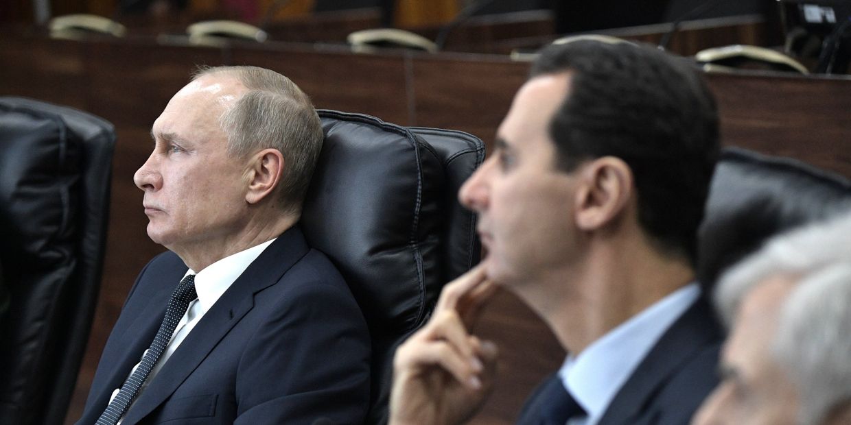 Визит президента РФ В. Путина в Сирию
