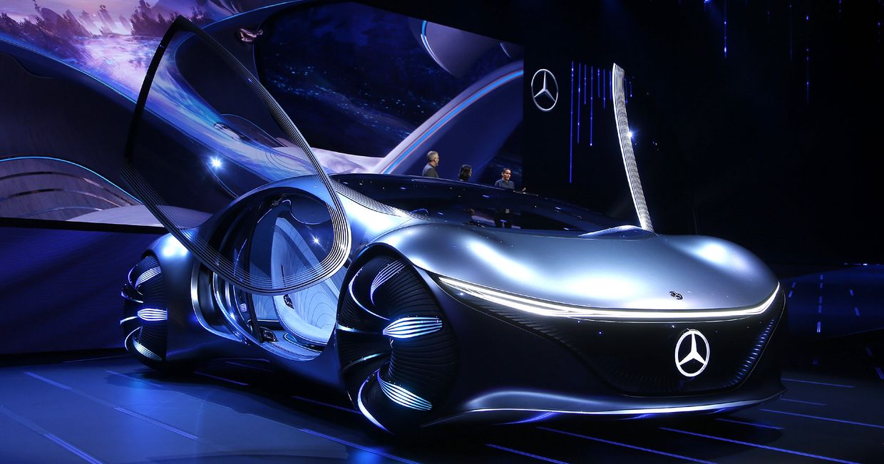 Презентация концепт-кара Mercedes-Benz Vision AVTR