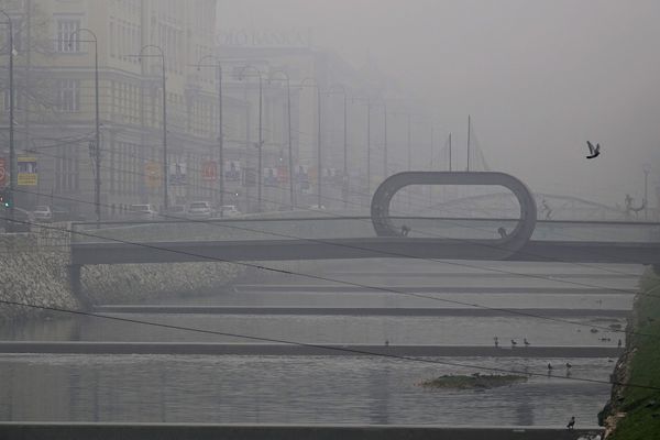 Смог в Сараево, Босния и Герцеговина