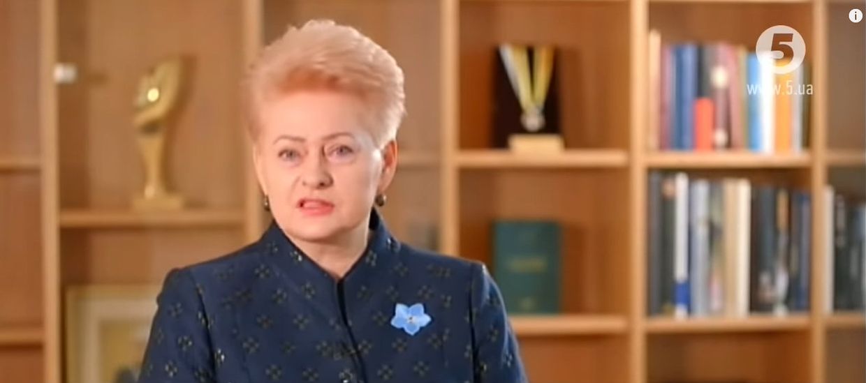 Грибаускайте вызвала восторг обращением к украинцам
