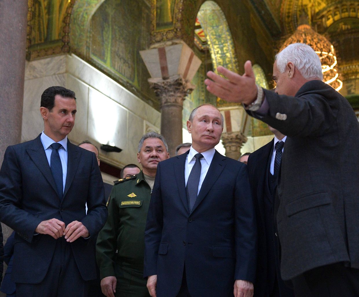Визит президента РФ В. Путина в Сирию