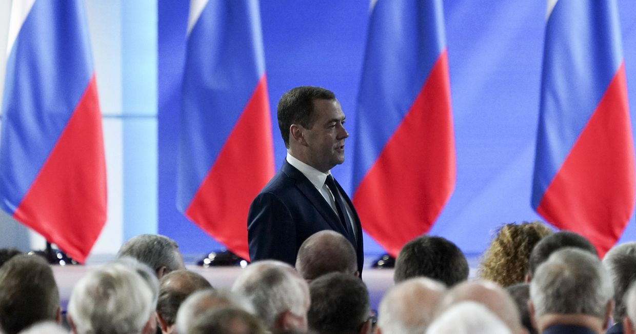 Председатель правительства РФ Дмитрий Медведев