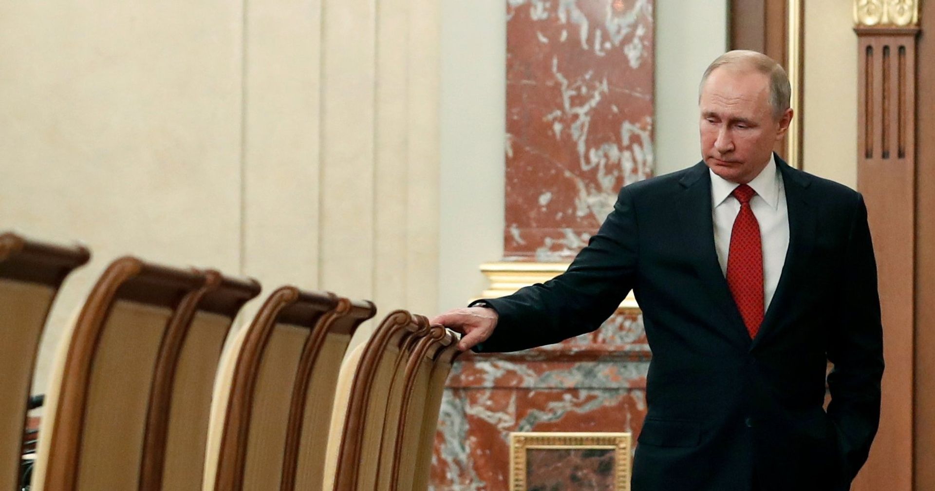Президент РФ Владимир Путин перед встречей с членами правительства РФ - ИноСМИ, 1920, 24.05.2021