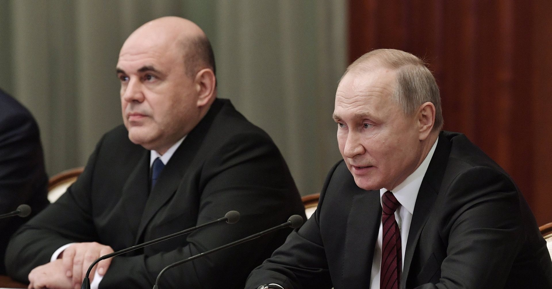 Президент РФ В. Путин провел встречу с новым правительством РФ - ИноСМИ, 1920, 14.10.2020