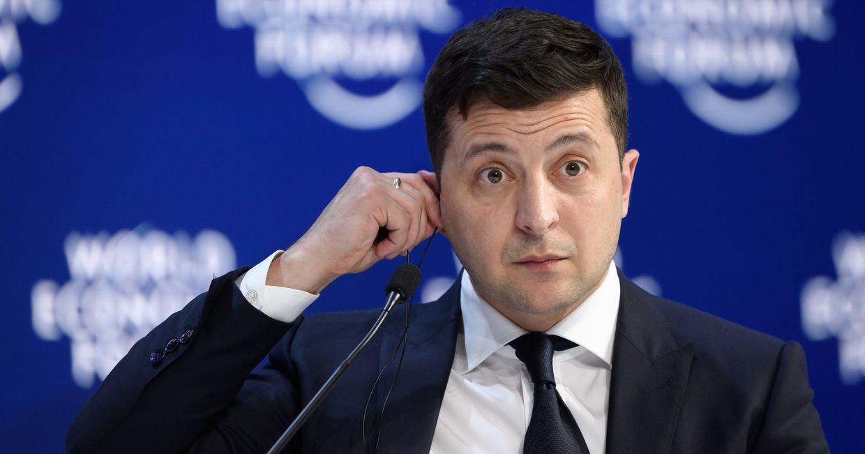 Участие президента Украины Владимира Зеленского в ежегодном заседании Всемирного экономического форума в Давосе