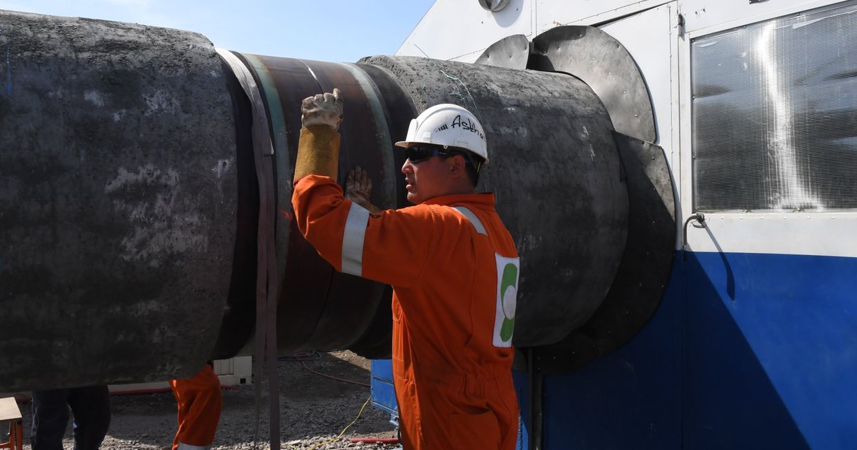 Строительство газопровода Северный поток-2 в Ленинградской области Строительство газопровода Северный поток-2 в Ленинградской области