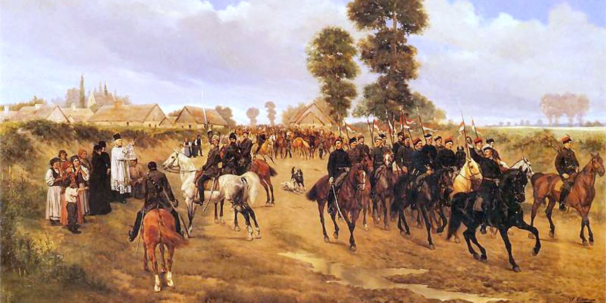 Патруль польских улан во время январского восстания 1863 года