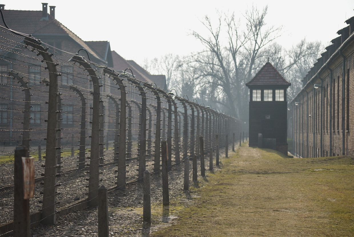 Музей на территории бывшего концентрационного лагеря Аушвиц-Биркенау в польском Освенциме