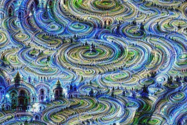 Изображение, созданное при помощи искусственного интеллекта Google DeepDream