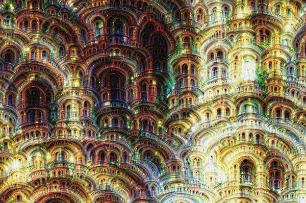 Изображение, созданное при помощи искусственного интеллекта Google DeepDream