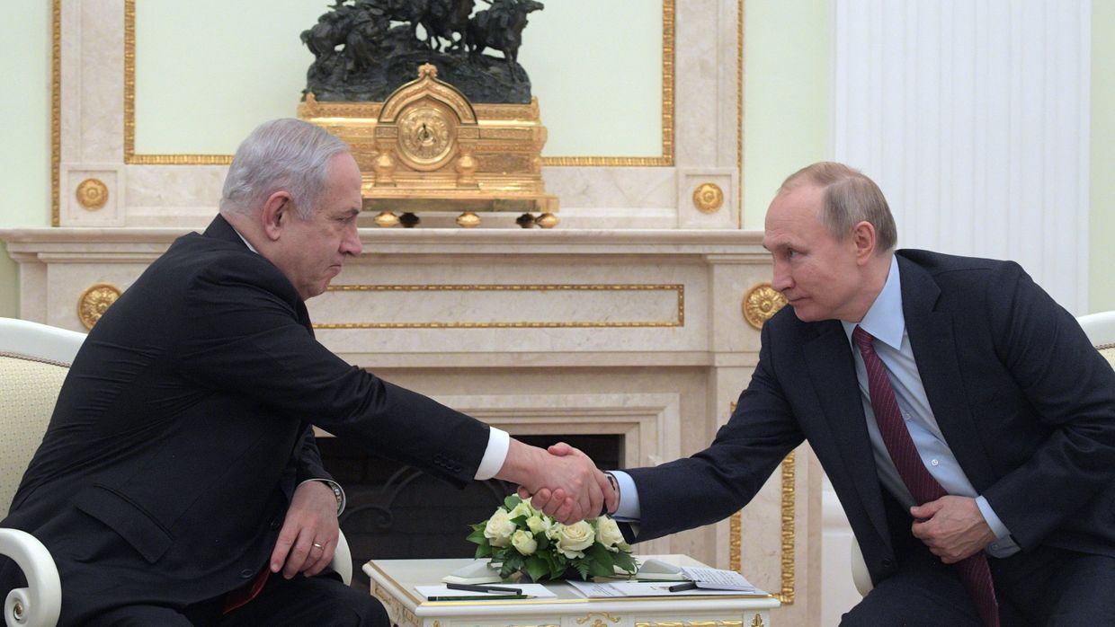 Встреча президента РФ В. Путина с премьер-министром Израиля Б. Нетаньяху Встреча президента РФ В. Путина с премьер-министром Израиля Б. Нетаньяху