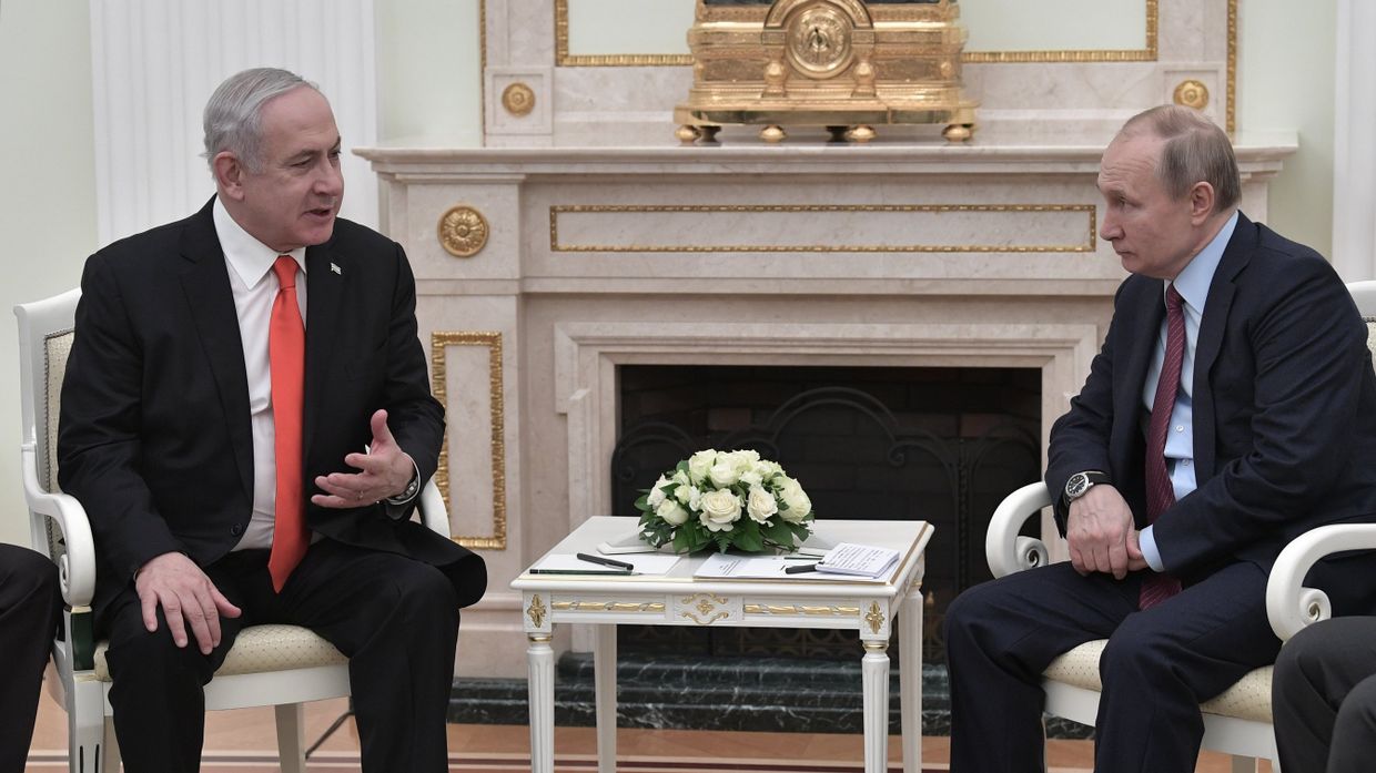 Встреча президента РФ В. Путина с премьер-министром Израиля Б. Нетаньяху