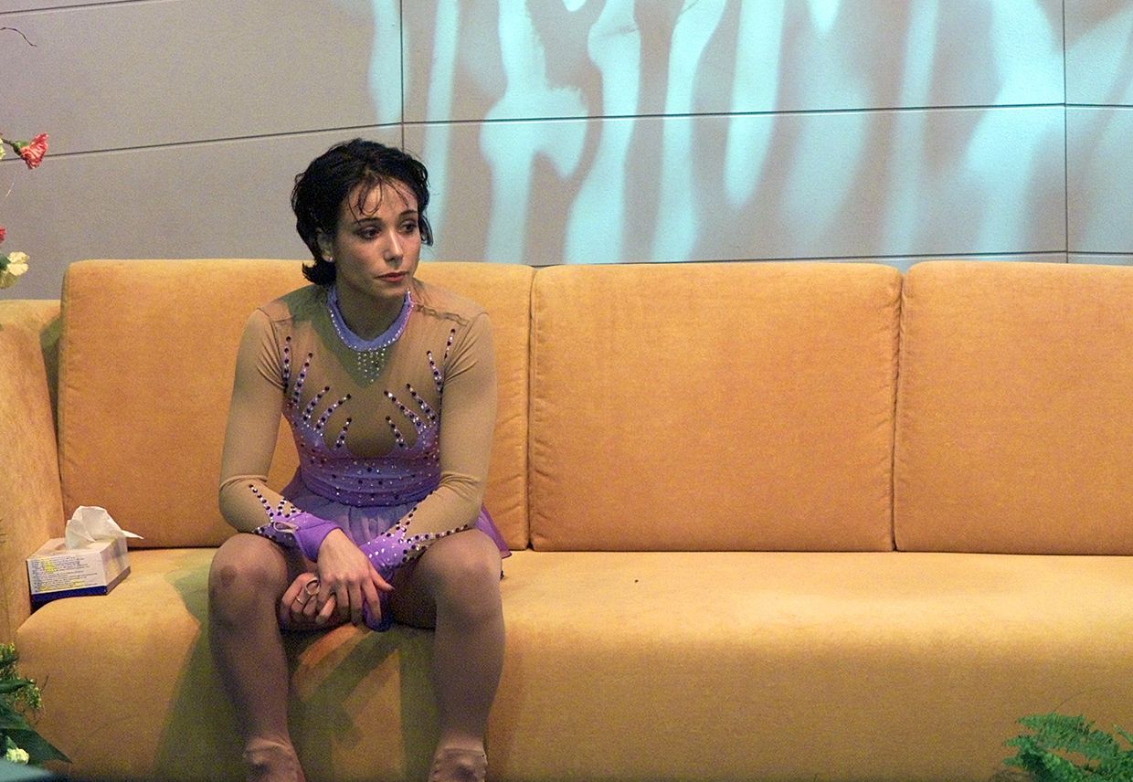 Французская фигуристка Сара Абитболь, 2001 год