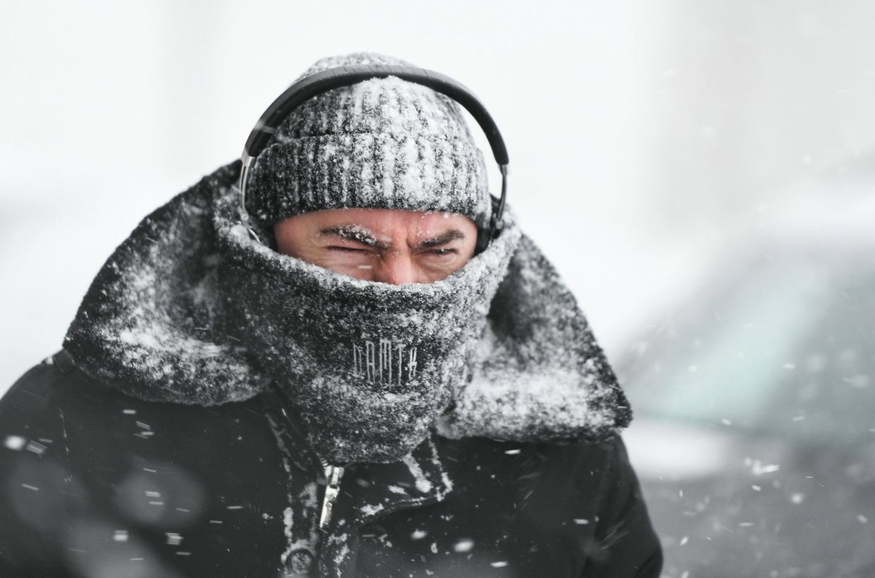 Снегопад в Москве