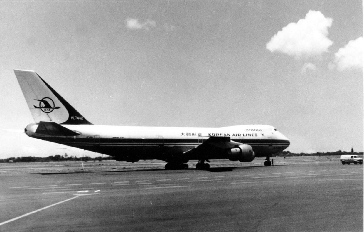 1 января 1982. Пассажирский Boeing 747 Корейских авиалиний, позже сбитый советским истребителем над Охотским морем