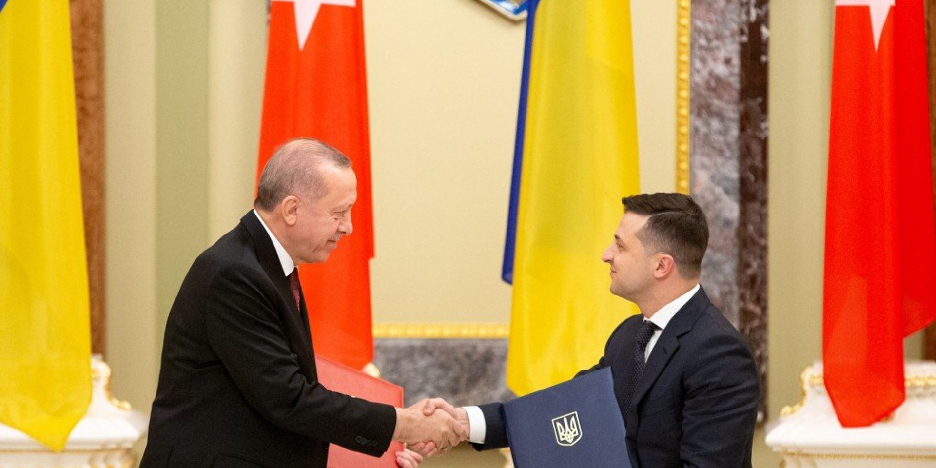 Президент Украины Владимир Зеленский и президент Турции Тайип Эрдоган - ИноСМИ, 1920, 02.02.2022