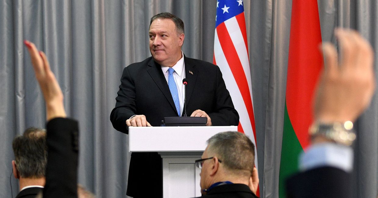 Визит госсекретаря США М. Помпео в Минск