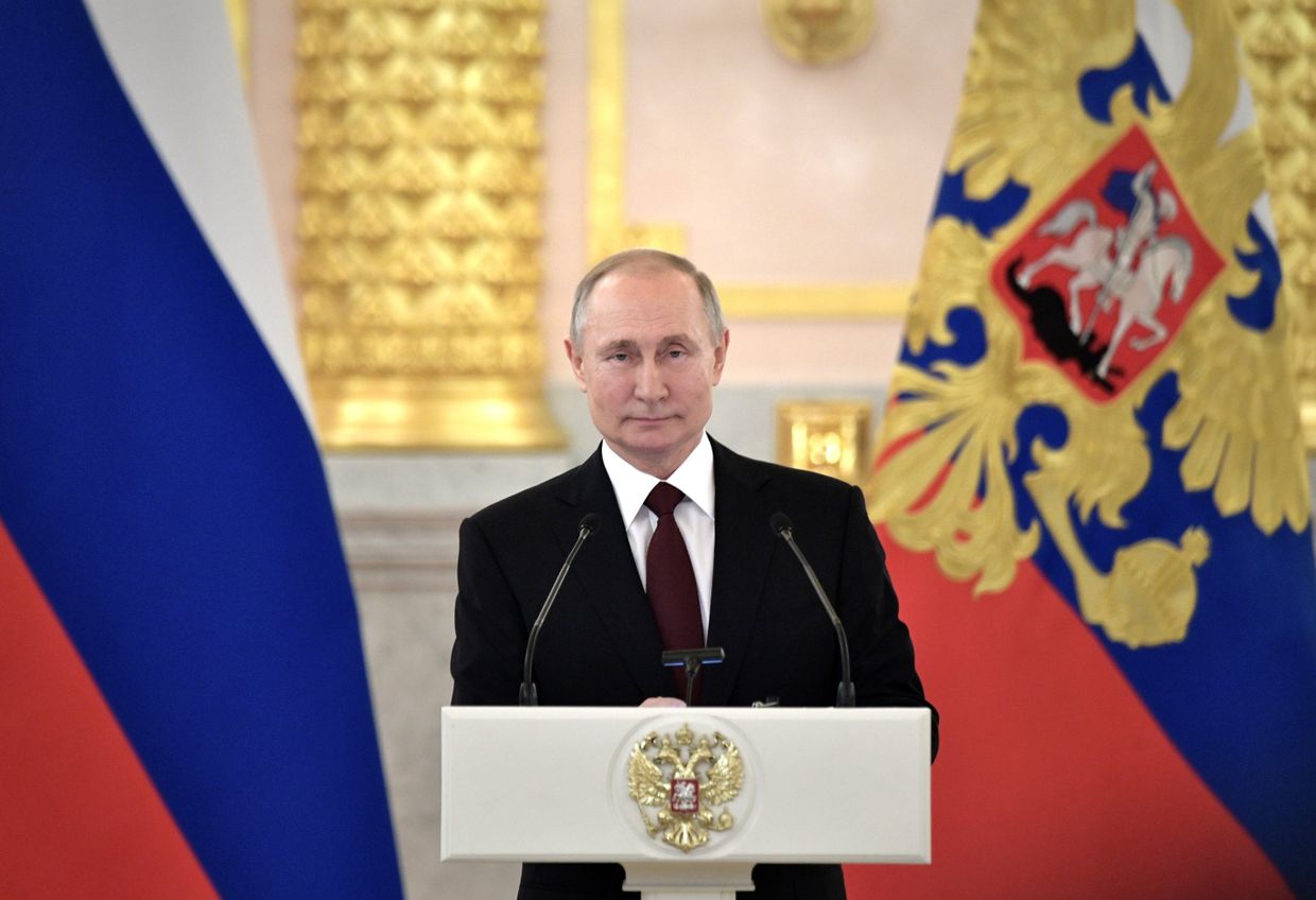 Президент РФ В. Путин принял верительные грамоты у послов иностранных государств