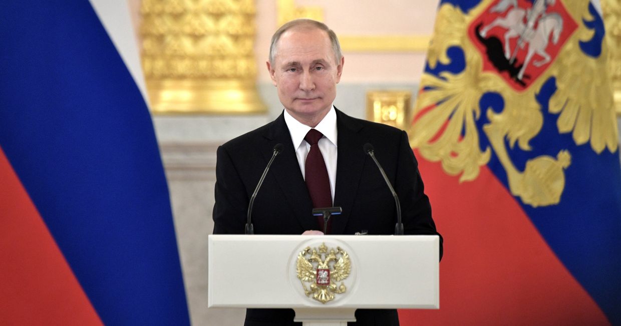 Президент РФ В. Путин принял верительные грамоты у послов иностранных государств