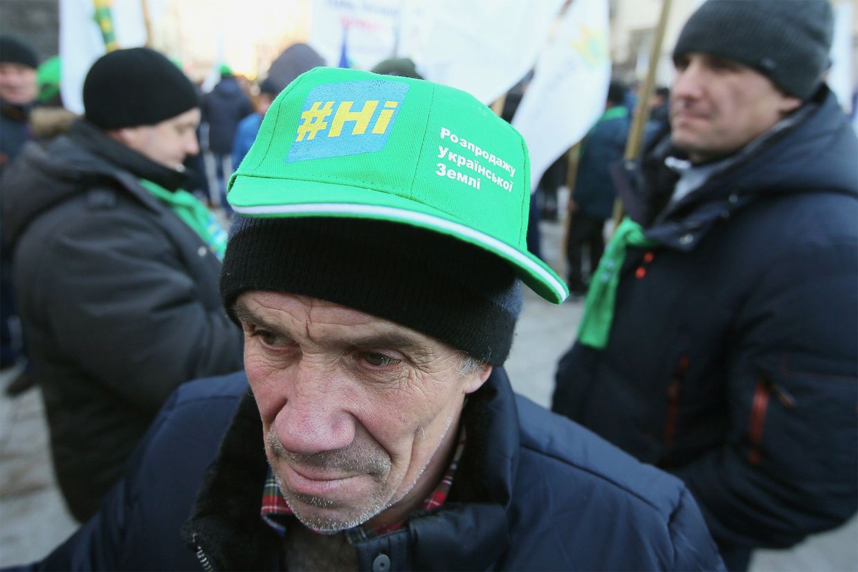 Акция в Киеве против земельной реформы
